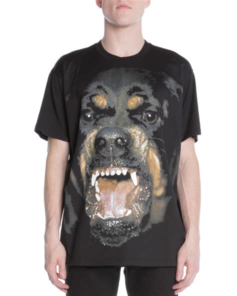 givenchy shirt dog|givenchy crew neck rottweiler.